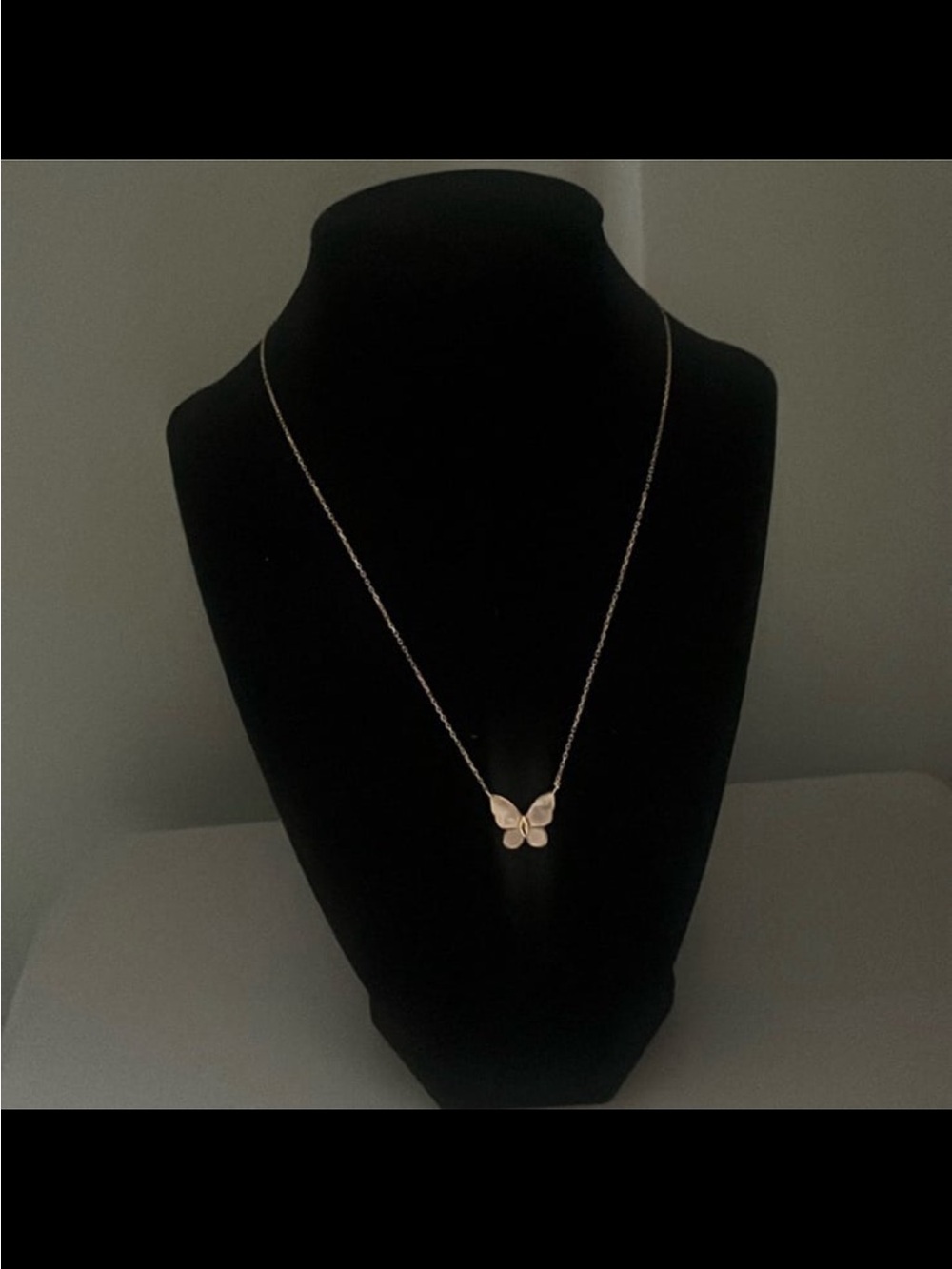 Rachel Zoe Mother of Pearl Butterfly Necklace